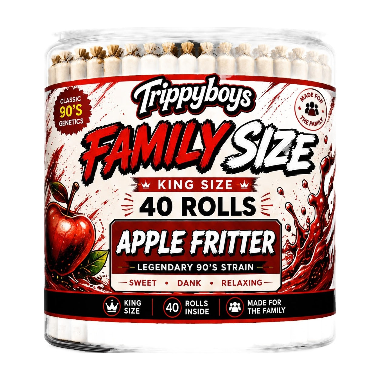 APPLE FRITTER 4O ROLLS