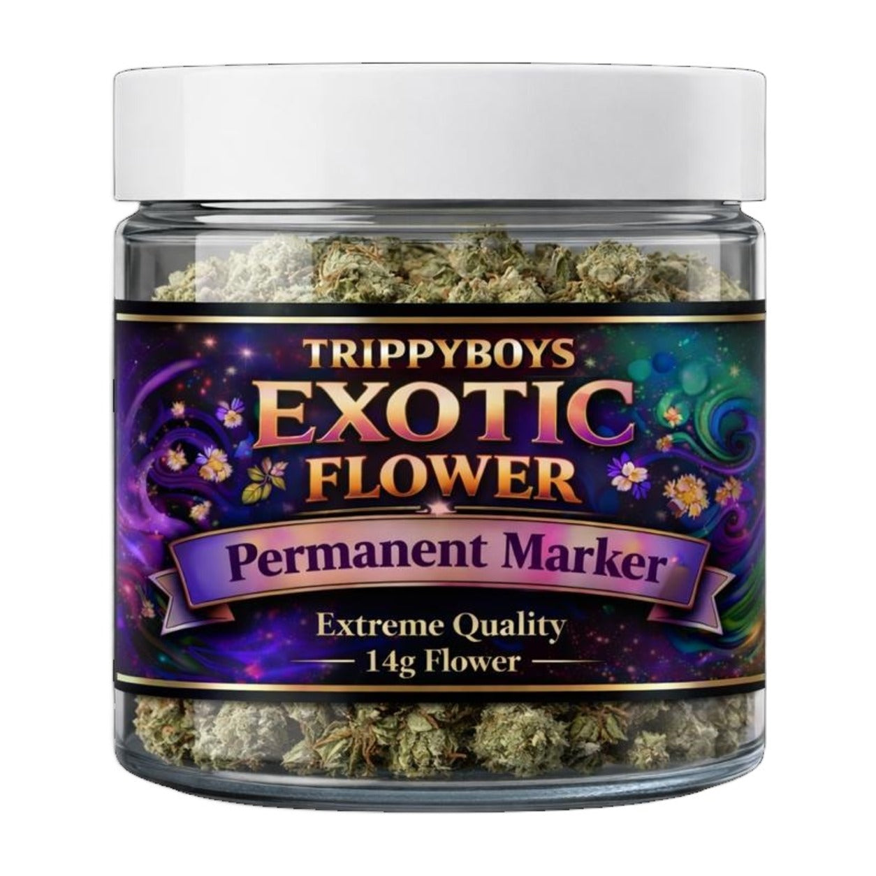 Exotic Flower - Permanent Marker